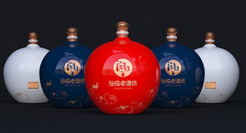 白酒包裝設計-仙臨老酒坊品牌升級