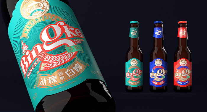 冰棵精釀白啤/啤酒品牌升級/酒包裝設計